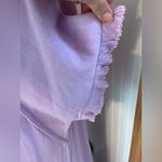 Umgee  Womens Lavender Flutter Sleeve High Low Sundress Size Small Relaxed Beach Photo 4