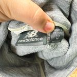 New Balance Gray & White Fleece Zip Up Jacket Photo 6