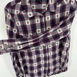 Paige  Mya Plaid Aztec Button Down Shirt Size Medium‎ Cabin Outdoor Photo 6