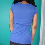 Cozy Casual vintage blue surplice blouse Photo 1