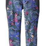 Patagonia Leggings Centered Crops Abstract Jungle Smolder Blue Sz S BNWT Photo 0