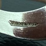 Sterling Silver Vintage NE 925 Signed  Abalone Inlay Ring Band Size 6.5 5.9g Photo 14