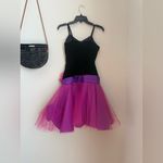 Vintage 80s Nadine Pink Velvet Tulle Prom Dress, Size 1 Photo 3