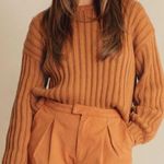 Splendid x Rachelove Pleated Jersey High-Waisted Shorts Brown Women's Size XS Photo 1