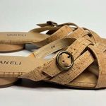 VANELi Brogan Exnula Huarache Sandals in Natural Cork (Wide) Tan Size 9 Photo 0