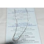 Source Unknown NIP St Anthony St Peregrine Pray For Us Silver Tone Chain Blue Beads Necklace Photo 2