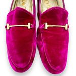 Sam Edelman Lior Magenta Hot Pink Crushed Velvet Horsebit Loafer Shoes Size 8.5 Photo 8