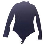 Abercrombie & Fitch Soft Matte Seamless Long-Sleeve Mockneck Bodysuit Photo 0