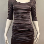 Dolce & Gabbana  Ruched Silk Mini Dress Photo 0