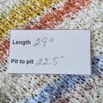 Love Riche  Colorful Boho Knit Vest with Side Ties Size Small Knit Open Vest Photo 9