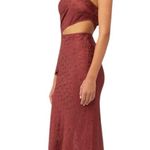 Jen's Pirate Booty NWT Jen’s Pirate Booty Nebula Vermillion One Shoulder Burgundy Dress Photo 1