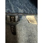 H&M Divided Women's Blue Button Down Long Sleeve Denim Jeans Coat Jacket Size S Photo 2