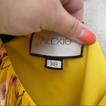 Alexis Edyta Floral One-Shoulder Dress yellow metallic Flowy Photo 2