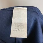 Vintage Y2K Dress Short Sleeve Navy Blue‎ Round Neckline Stretch Bodycon Simple Blue Size undefined Photo 6