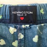 Old Navy Women’s M Pajama Shorts Blue Teal Hearts Print Kevingston Brand Size Medium Photo 3