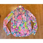 Lilly Pulitzer  Fletcher gumbo limbo Cowl neck pullover sweater small Photo 13