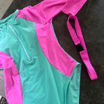 Century Star High Cut Long Sleeve one piece Rash Guard Tummy Control Surfing Zipper Photo 10