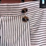 Womens wide leg striped pull on trouser pants pink L Size L Photo 1