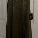 Lulus Constantine Olive Green Satin Maxi Dress Photo 2