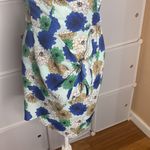 Solemio  Blue Floral Dress Size Small Photo 9