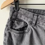 Urban Outfitters BDG Mom Jeans Charcoal 100% Cotton Denim Jean Zipper button EUC Photo 8