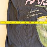 Hollister  short sleeve tropical graphic t-shirt black medium oversized coconut Photo 4