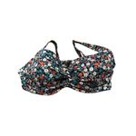 Lands' End Land’s End floral Built-in Underwire bikini top has fully adjustable straps, hol Photo 1