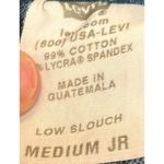 Levi's Women's Skirt Low Slouch Stretch Mini A-Line Denim Blue Size Medium JR Photo 4