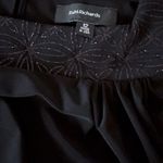 R & M Richards  Black Ruffle Sleeve Jumpsuit Photo 4