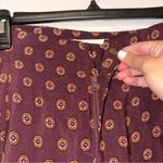 Anthropologie  Marsden Wide-Leg Pants‎ Geo Print Red orange size 2 Photo 5