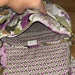 Vera Bradley Portobello Road Large Saddle Up Purple Green Gray Crossbody Bag Photo 6