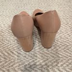 Chloé Chloe Nude Neutral Round Toe Block Heels | Size 37.5 Photo 2