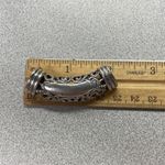 Vintage 925 Sterling Silver Ornate Filigree Tube Bead Charm Scrollwork Pendant Photo 6