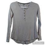 Marmot  Gray Stripe Outdoor Activewear Long Sleeve Top Size Small Photo 0