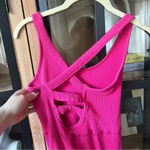 FP movement Jumpsuit Free Throw hot pink ribbed onesie good karma barbie Photo 5