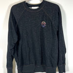 Something Navy Something Black Sparkly Something To Smile In Sweatshirt‎ Womens Size Medium Photo 0