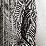 Pendleton Women Silk Shirtdress Sleeveless Black White Drawstring Waist Size XL Photo 11