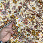 Free People I Got You Printed Top Crop V-Neck Longsleeve in Orange Boho Size L Photo 11