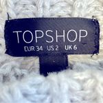 Topshop Cropped Grey Sweater Size 2 Photo 5