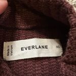 Everlane  dark brown knit mockneck sweater size XS Photo 5