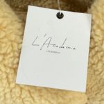L'Academie x Bridget Taryn Fitted Crop Faux Shearling Jacket XXS Sherpa Coat Photo 2