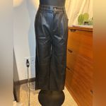 MINKPINK  Vegan Leather Black Mila PU Pants Size Large NWT Photo 1