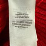 Ralph Lauren Lauren Ralph Lauren Red Cable Knit Sweater Ruffle Cuffs Preppy Size L Classic Photo 8