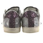 P448 John Cola Sneakers – Silver & Plum Glitter (EU 37 / US 7) Photo 2