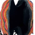 NWT VINTAGE MARY FRANCES Motif Butterfly Beaded Multicolor Round Shoulder Bag Photo 7