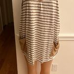 Lpker Womens Sleeveless Athletic Stripe Mini Dress With Built-In Shorts Sundress Khaki Photo 2