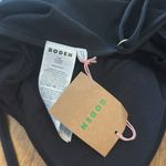 NWT Boden arezzo textured one piece swimsuit v neck black 16 summer Photo 1