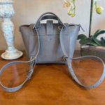 Senreve Mini Maestra Bag Storm Grey Leather Convertible Backpack Tote Gray Photo 2