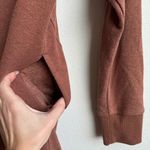 prAna  Cozy Up Hemp Blend Long Sleeve Sweater Dress Size Small Relaxed Fit Orange Photo 5