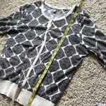 Halogen geo print soft cotton cardigan Photo 5